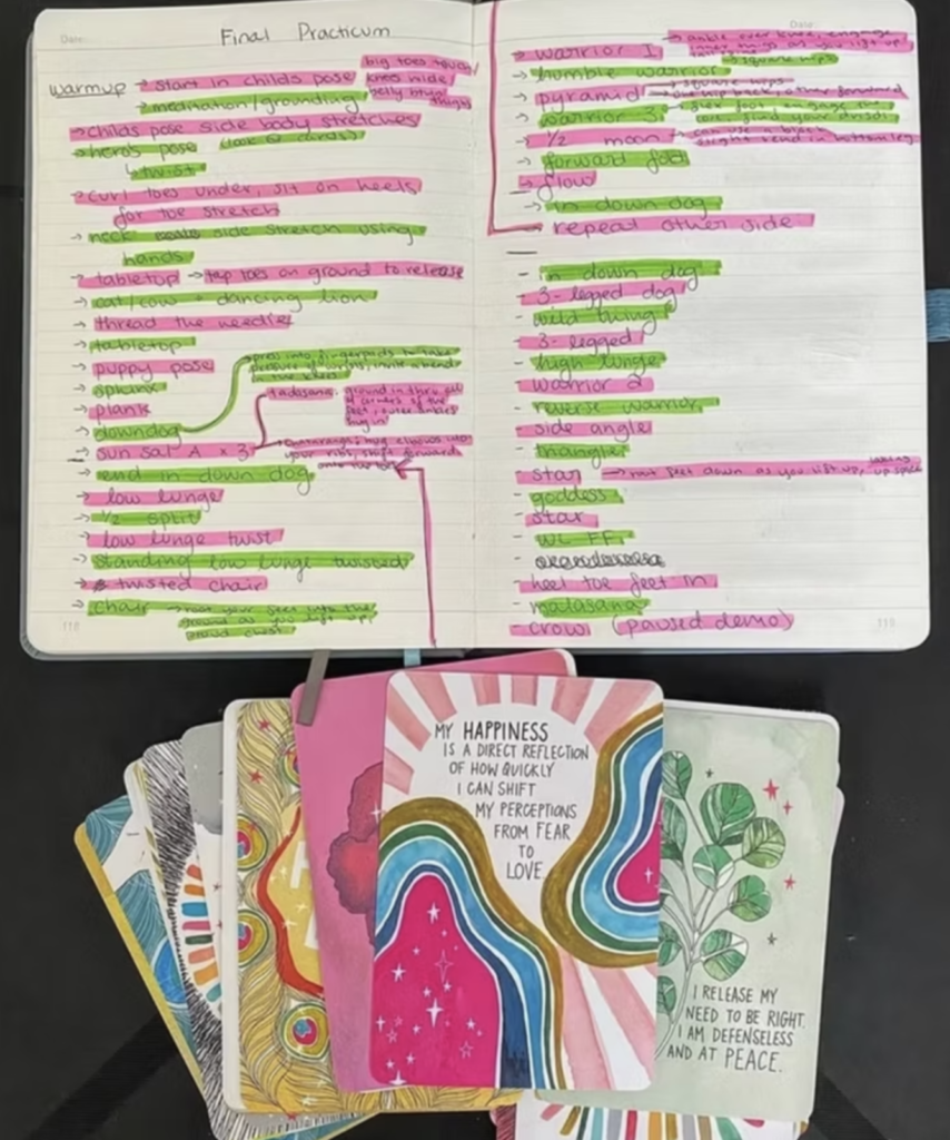 Erin Quinn Yoga Sequencing Journal